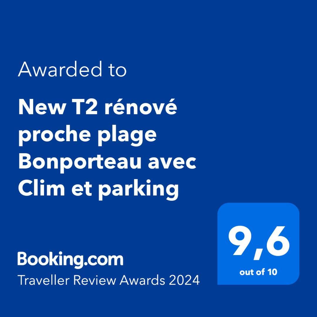 T2 Calme Proche Plage Bonporteau Avec Clim Et Parking Cavalaire-sur-Mer Ngoại thất bức ảnh